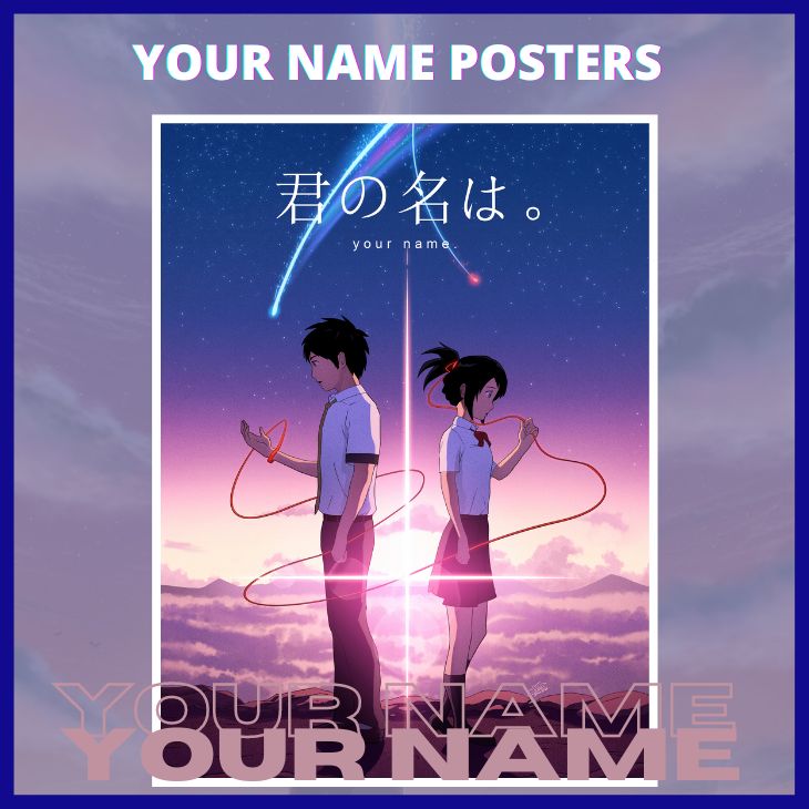 Your Name Posters - Your Name Shop